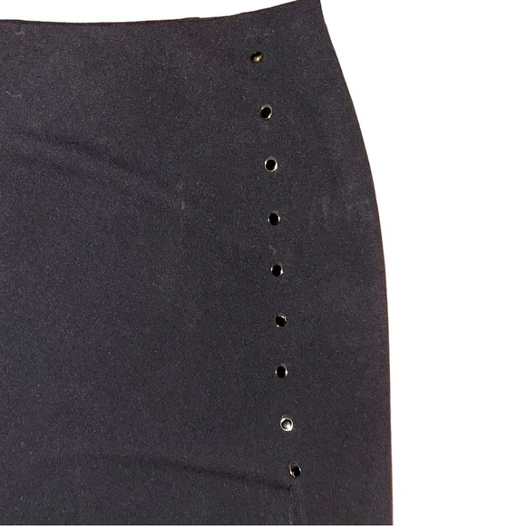 NWOT New York Clothing Co. NYCC Black Skirt Size L Elastic Waist - Picture 3 of 10